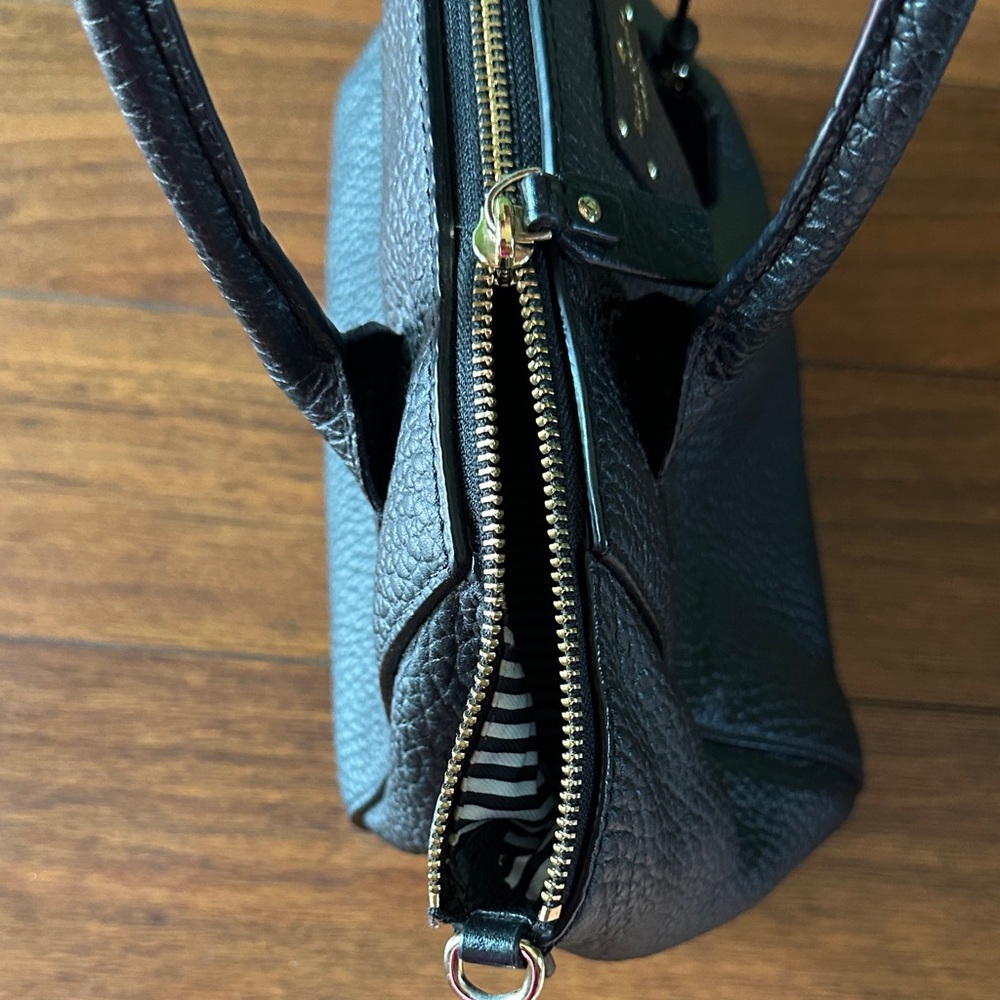 ⚫️⚫️EUC Kate Spade Pebbled Leather Black Satchel⚫️⚫️ - Picture 8 of 16